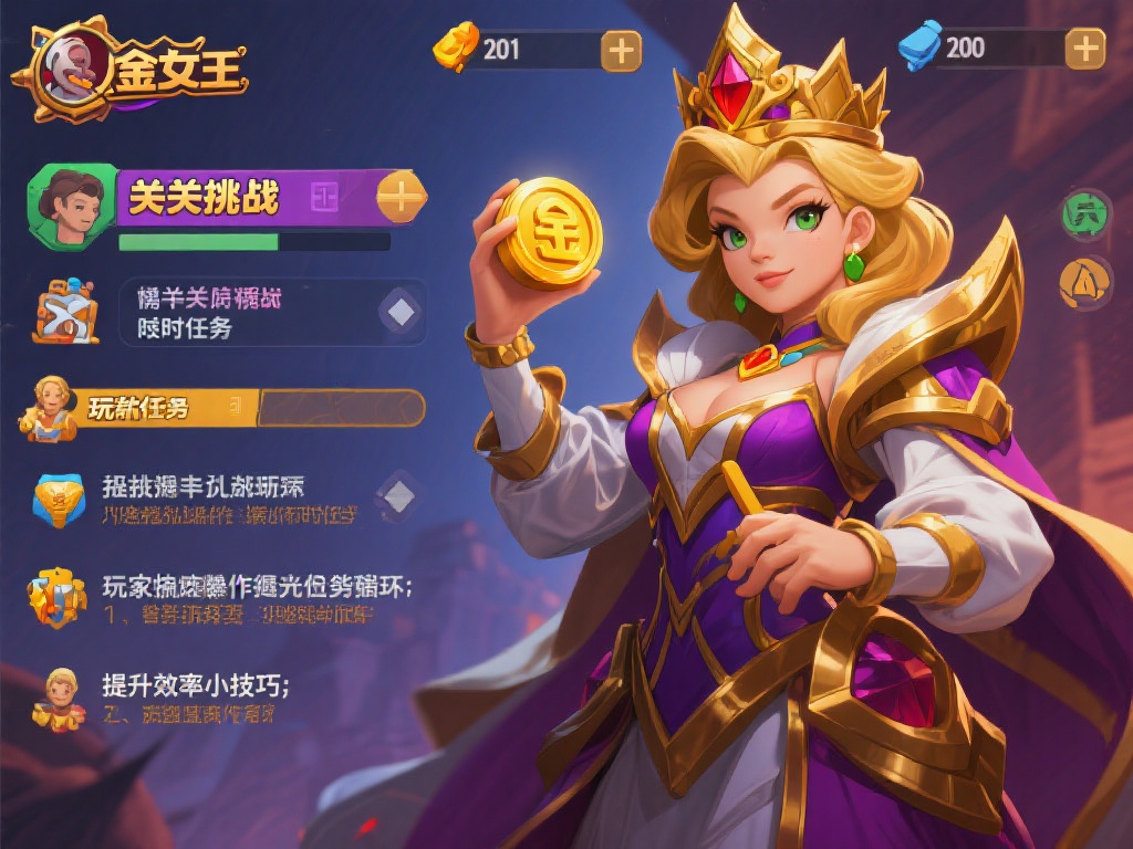 赏金女王的游戏风格通常会包含关卡挑战和限时任务，很