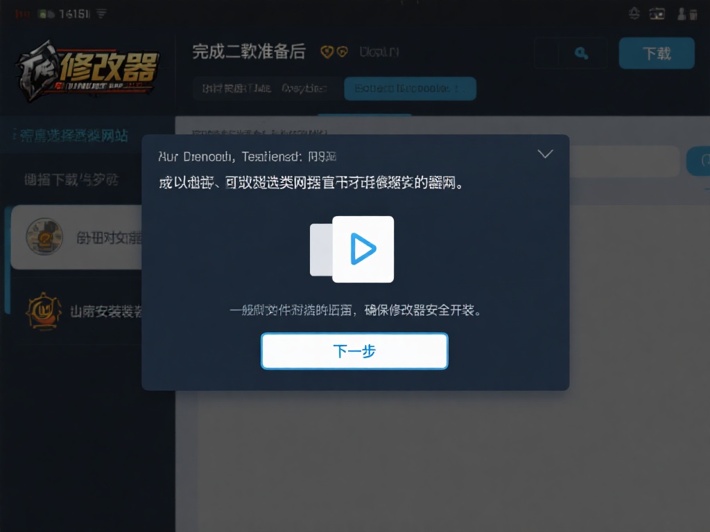 在完成上述准备后，可以在选择的网站上找到修改器的下